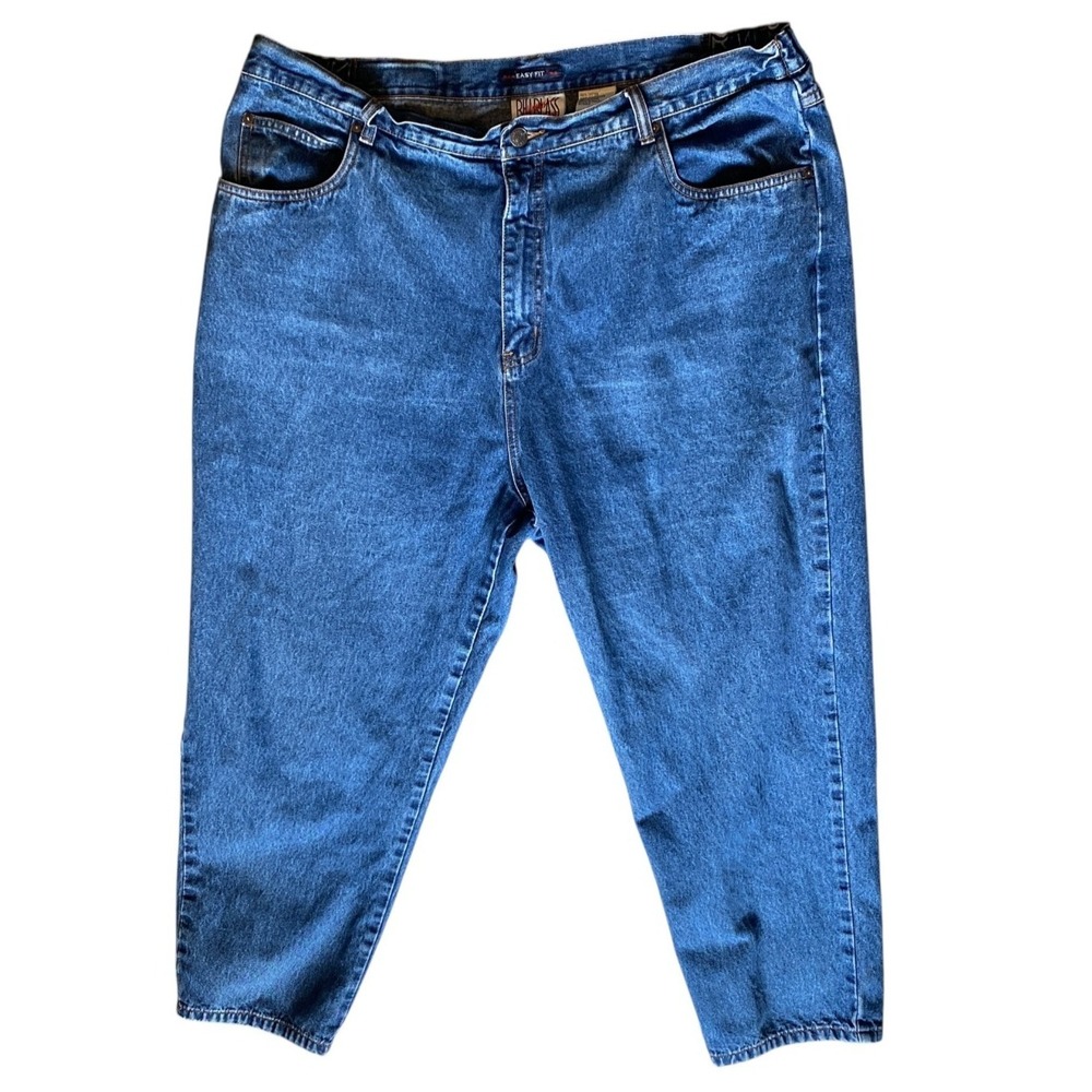 VTG‎ Bill Blass Easy Fit High Waisted Mom Jeans Plus Sz 22W Short #172D